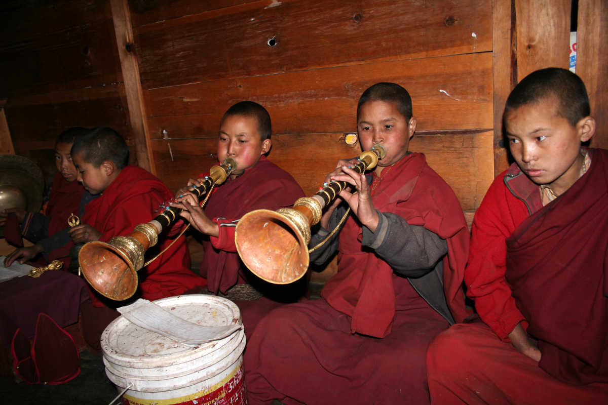 Dumce gomba Tsum valley Nepal